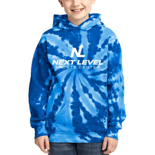 Youth Tie Dye Pullover Hooded Sweatshirt Thumbnail