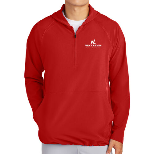 Sport-Tek® Repeat 1/2-Zip Long Sleeve Hooded Jacket Thumbnail