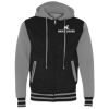 Unisex Heavyweight Varsity Full-Zip Hooded Sweatshirt Thumbnail